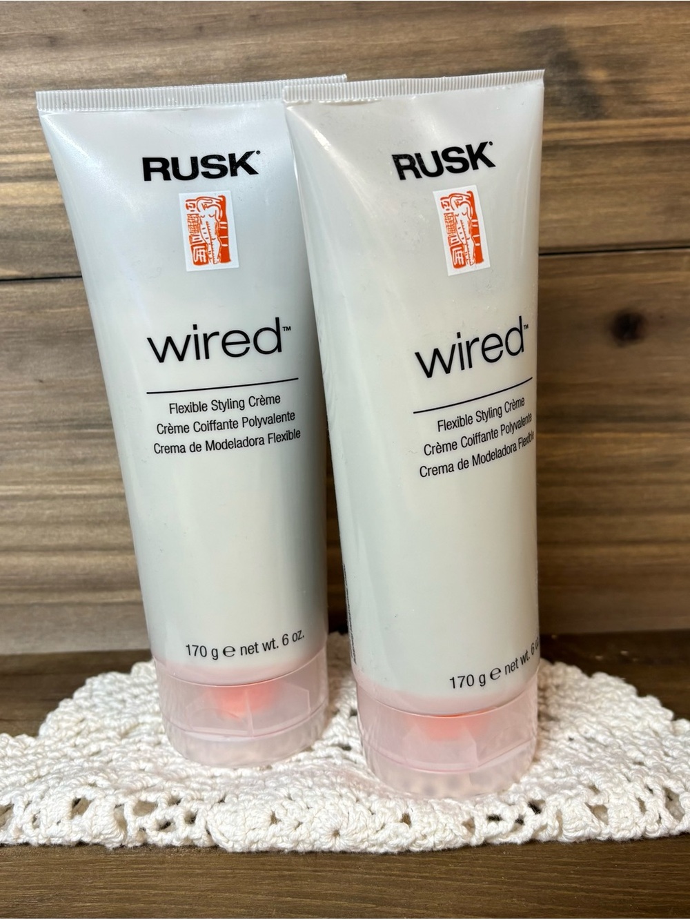 RUSK Wired Flexible Styling Crème - 2-pack